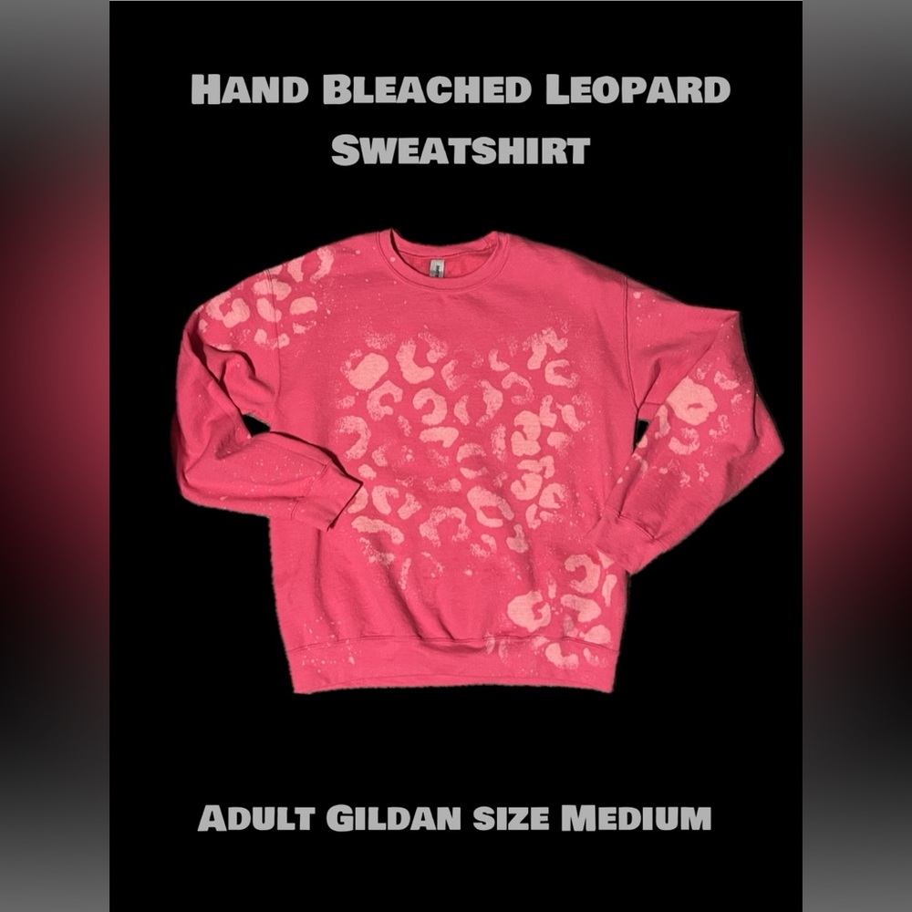 Bleached Leopard Sweatshirt